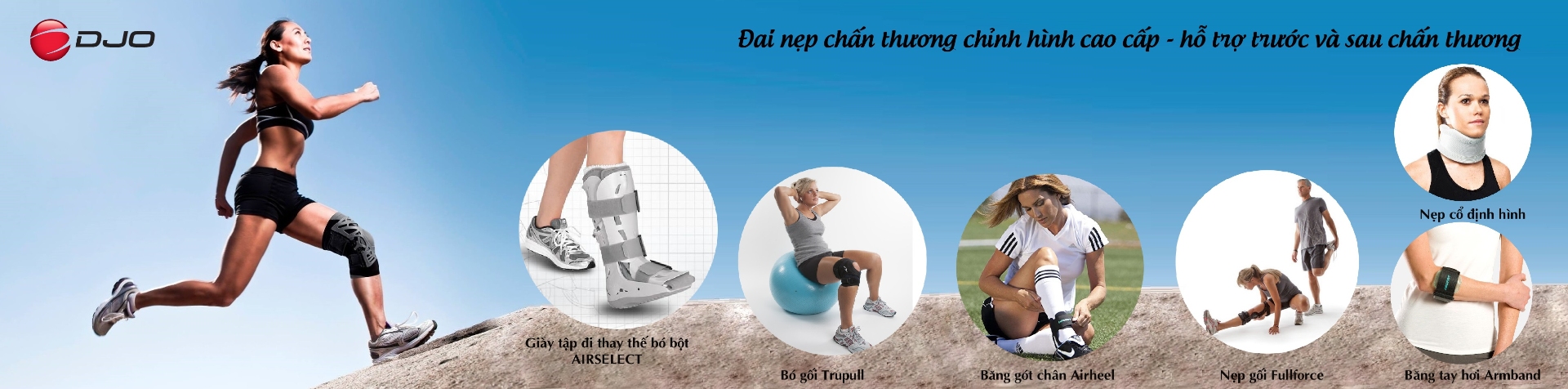 Nẹp chấn thương chỉnh hình cao cấp - DJO